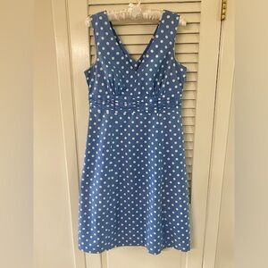 Blue Polka Dot Summer Sundress